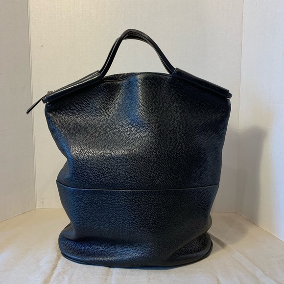 Ecco Handbags - ECCO Black Leather Tote / Crossbody Handbag